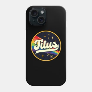 Titus // Rainbow In Space Vintage Style Phone Case