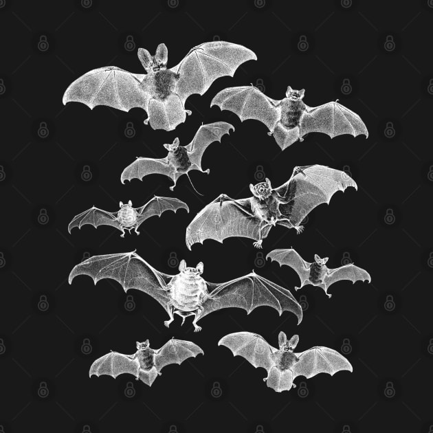 Flying Bats by Pop Fan Shop