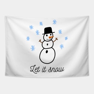 Let It Snowman Tapestry