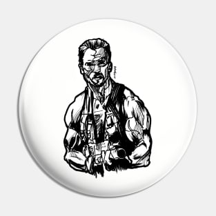 Arnie Commando Chopper Predator Terminator! Pin