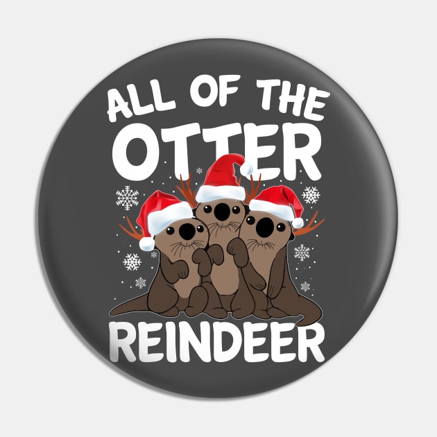 All of The Otter Reindeer Pin by Skylane