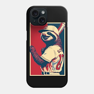 baseball chimpanzee, chimp, ape, animal, gorilla, monkey Phone Case