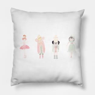 The Nutcracker in a row Pillow