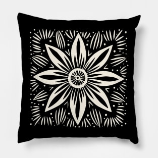 Lino Cut Flower Pillow