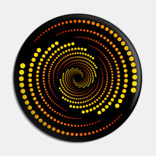 Abstract dot art Pin