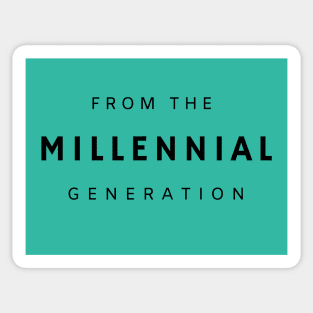 My Life as a Teenage Millennial  Sticker for Sale by D