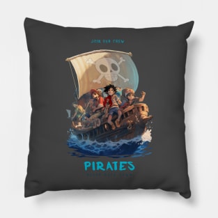 Anime Pirate Adventure Pillow