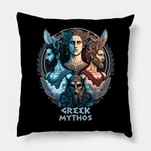 Ancient Greek Gods Mythology Action Pillow