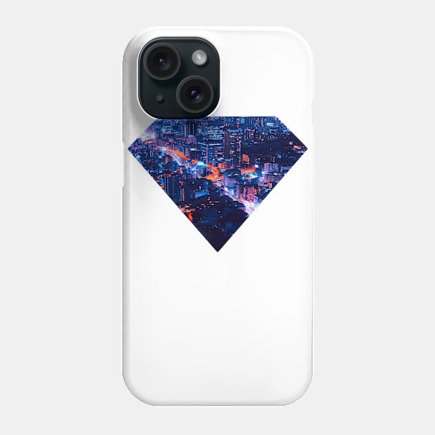 City Superhero Logo Phone Case by Adventum Design