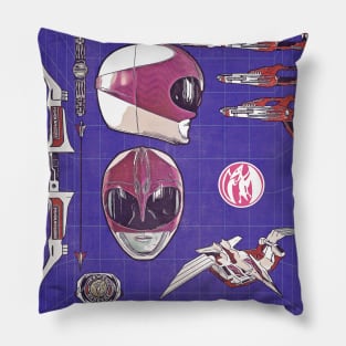 Pink Power Weapons Pillow