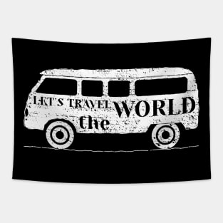 Lets Travel The world Tapestry