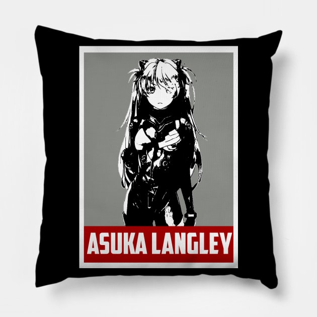 Asuka Langley Pillow by Retrostyle