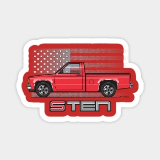 USA Red 3 Magnet