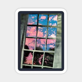 Pink Skies Shirt Magnet