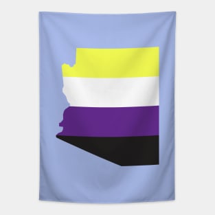 Arizona Non-Binary Pride Tapestry