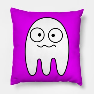 cute and friendly ghost Pillow