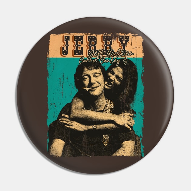 The Jerry Jeff Walker Pin by freshtext Apparel10