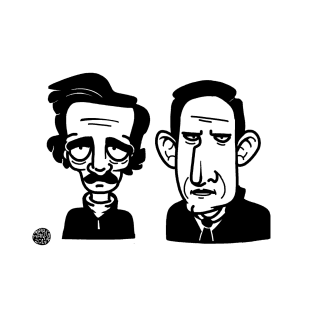 Poe Lovecraft design T-Shirt