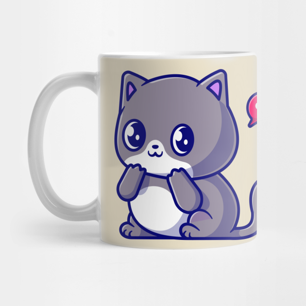 Cute Shy Cat Cartoon - Cute Shy Cat Cartoon - Mug | TeePublic Cute Shy Cat Cartoon - Cute Shy Cat Cartoon - Mug | TeePublic