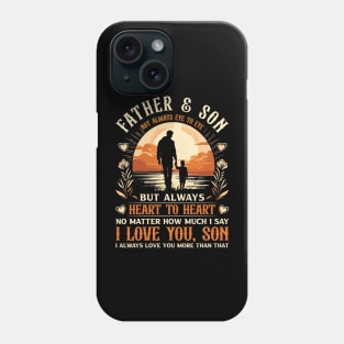 Father and Son Not Always Eye to Eye Father's Day Phone Case