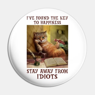 Read Book With Sausage Cat Lover Pin