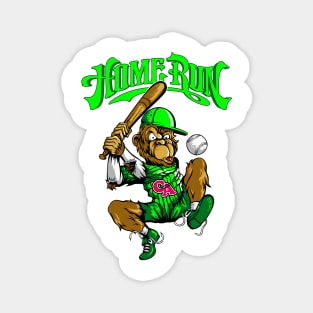 Home Run Monkey Magnet