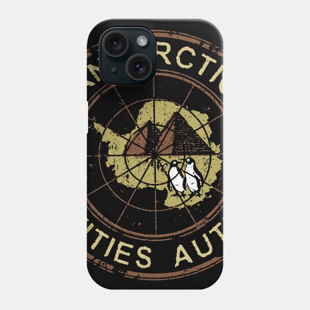 Antarctic Antiquities Authority - Roundel (black only) Phone Case by bronzarino