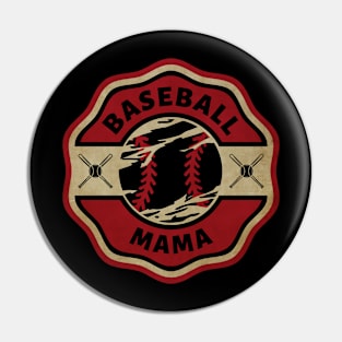 baseball mama, gift baseball Pin