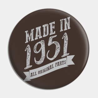 Made in 1951 all original part silver Pin