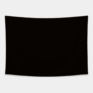 Ebony Black Plain Solid Color Tapestry