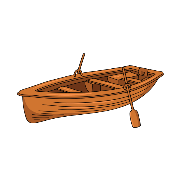 Rowboat cartoon illustration by Cartoons of fun