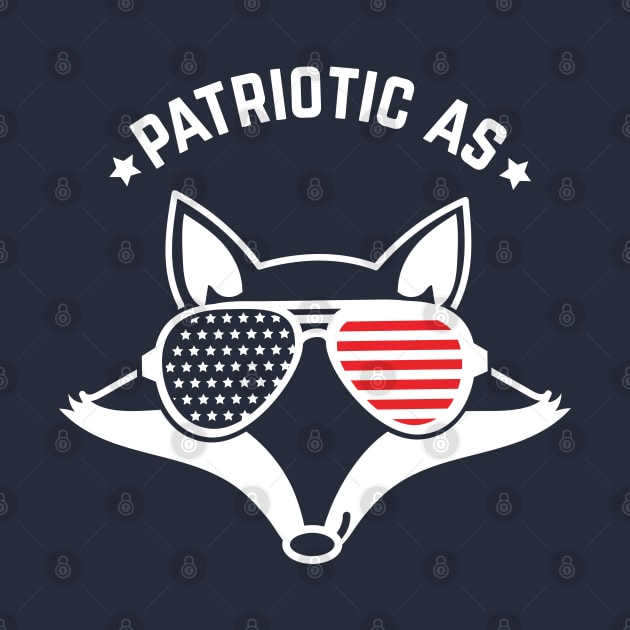 Patriotic As Fox by HungryDinoDesign