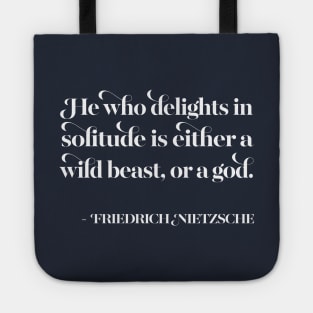 Friedrich Nietzsche Philosophy Quote Tote