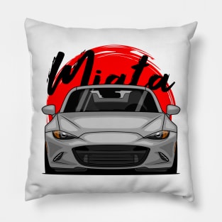 Silver Miata MX5 ND Pillow