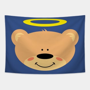 Teddy bear with holy Halo Tapestry