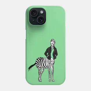 Part Woman Part Zebra Phone Case