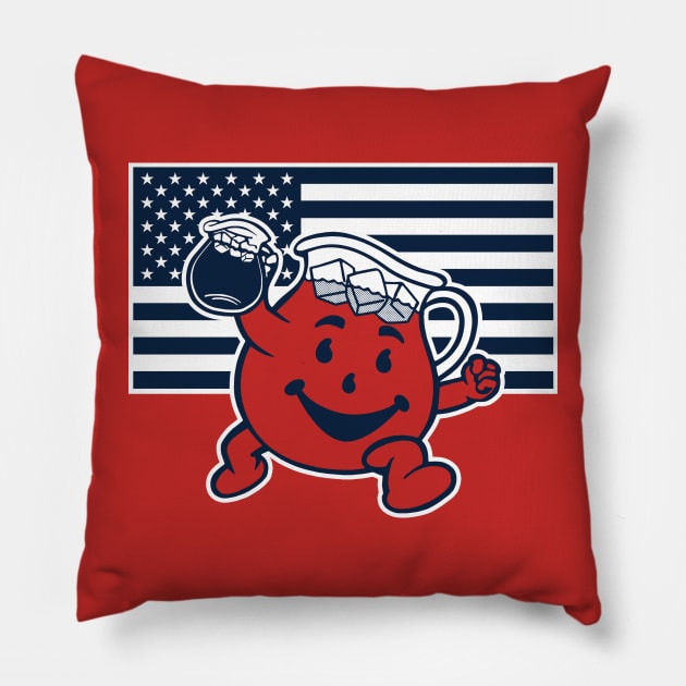 KOOL-AID - 4th of july Pillow by ROBZILLA