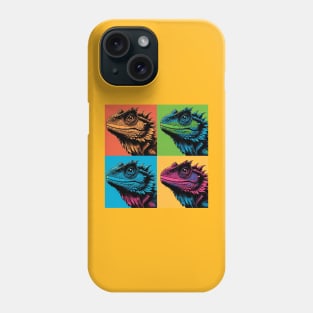 Bearded Dragon Pop Art - Cool Lizard Phone Case