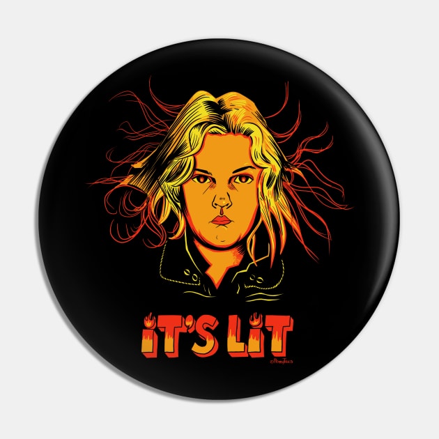 It's Lit Pin by Peter Katsanis Art