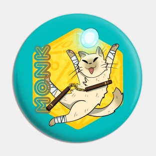 D&D Monk Cat Pin