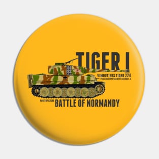 Tiger I 224 Battle of Normandy Pin