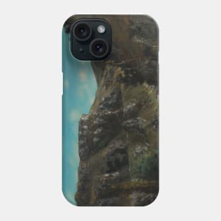 The Laloue Valley near Mouthiers-Haute-Pierre by Gustave Courbet Phone Case