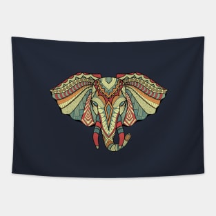 Zentangle Elephant Tapestry