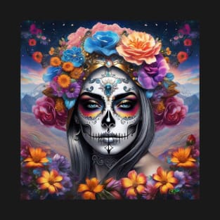 Pretty Girls Los Muertos – Cosmic Dreamscapes 8 T-Shirt