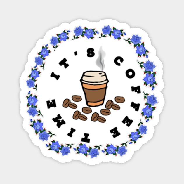 Coffee time Magnet by http://www.redbubble.com/people/hm28shop