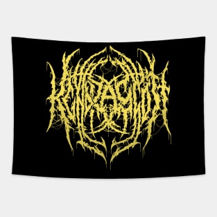 Fashion Jewelry (Bling Bling Yellow) - Death Metal Logo Tapestry