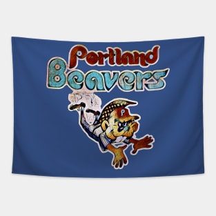 Portland Beavers Baseball Tapestry