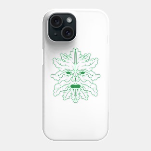 Green Man (White Background) Phone Case