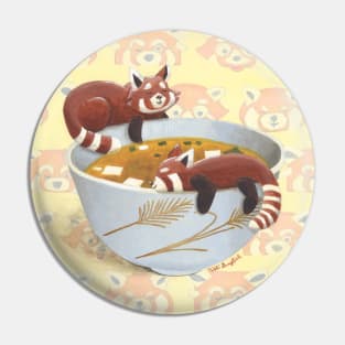 Sleeping Red Pandas Pin