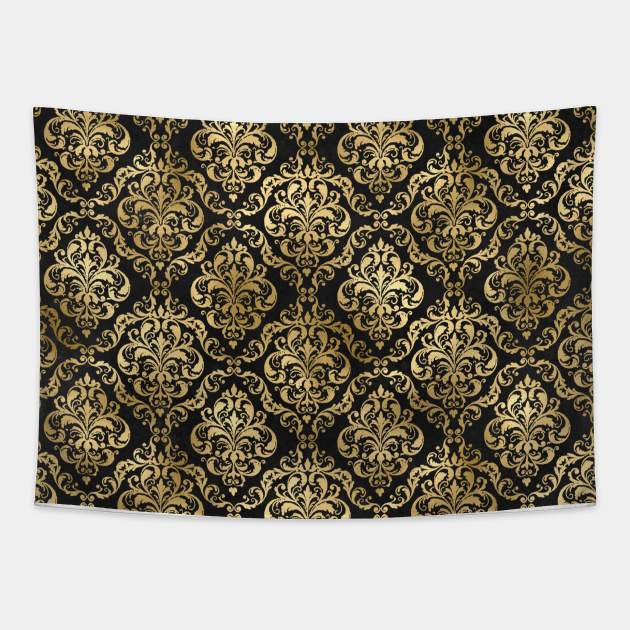 Decorative Design Gold Tapestry by Alvd Design